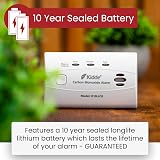 Kidde 10LLCO Ten Year Life Carbon Monoxide Alarm Sealed Battery view 4