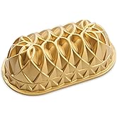 Nordic Ware Jubilee Loaf Pan, 6 Cup, Gold