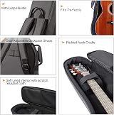 CAHAYA Guitar Case 18mm Padding Deluxe Gig Bag 40 41 42 Inch Grey CY0176 view 5