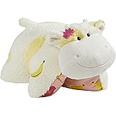 Pillow Pets Sweet Scented Banana Cow, 18" Stuffed Animal Plush Toy | Super Soft Companion, Unfastens into a Comforting Cuddle Cushion