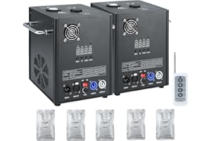 2PCS 700W Cold Spark Machine Sparkler Fountain 6-19ft Adjustable Height with Remote DMX Control Stage Machine for DJ Party St