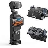 SmallRig Charging Adapter Base for DJI Osmo Pocket 3, Aluminum Desktop Type-C Charging Dock with 1/4" Screw Hole & Foldable T