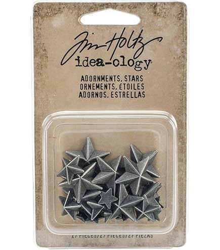 Lot De Supports De Figurines Tim Holtz – Ornements Feuillage Orné – Embellissements – Neuf