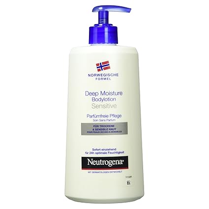 neutrogena deep moisture body lotion sensitive