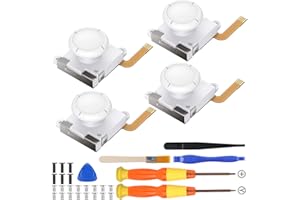 BRONAL TMR Hall Effect Joystick Replacement for JoyCon – 32 in 1 [No Drifting] Replacement Joystick Analog Thumb for Switch/O