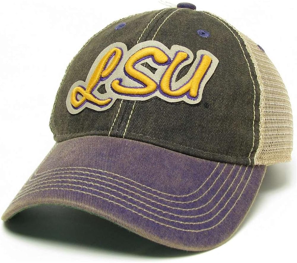 purple trucker cap
