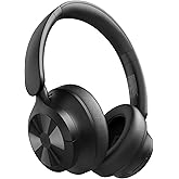 OneOdio Focus A1Pro Hybrid Active Noise Cancelling with Wireless On-Ear Headphones, 200G Ultra-Light, 70-Hour Battery with Speed Charge, Bluetooth 6.0, Clear Calls, Lightweight Portable