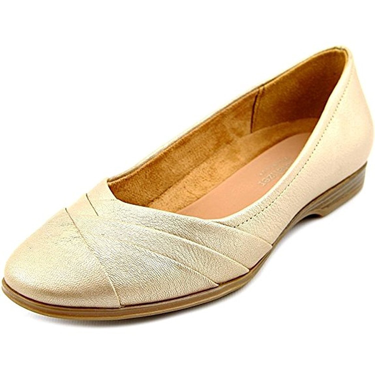 Naturalizer Womens Jaye Flat Shoes, Gold, 10 WW US 712015107468 eBay