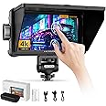 VILTROX DC550 5.5" Full HD HDMI On-Camera Monitor Kit, 1200nit Touch Screen Camera Field Monitor with Hood, Battery, Storage Bag for Sony Canon Nikon Camera, 3DLUT Focus peaking Histogram False Colors