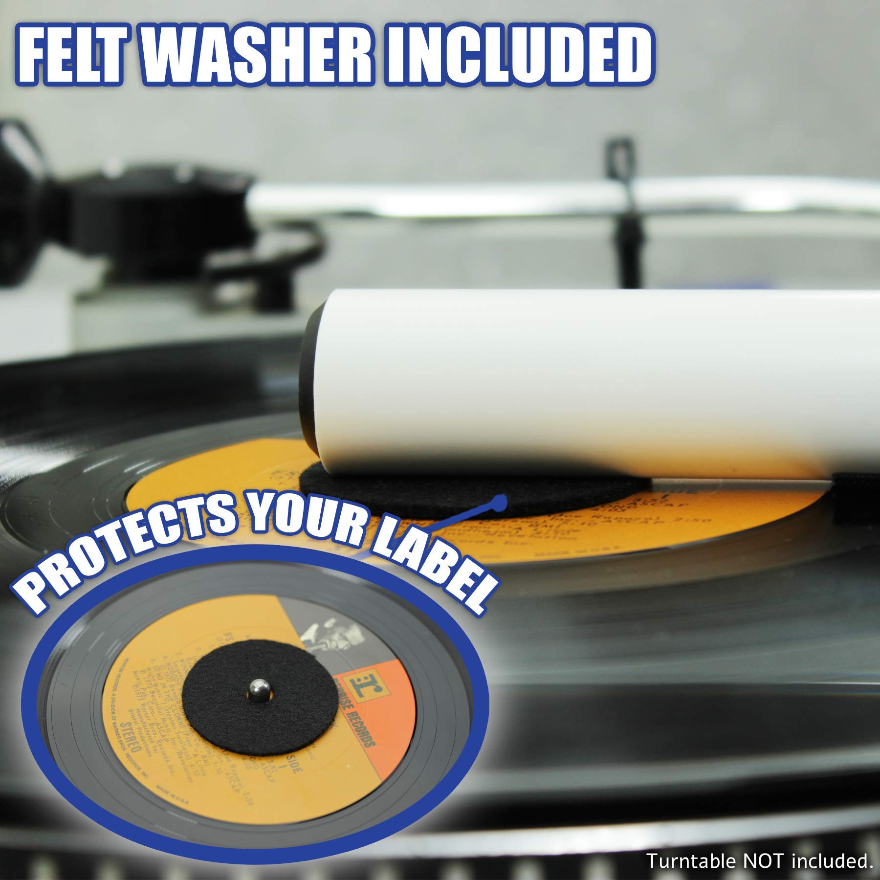 Vinyl Vac 33 - Vinyl Record Cleaning Kit- Record Vacuum Wand for Deep Cleaning (Attaches to Your Wet Dry Vacuum Hose, U.S. Standard 1.25