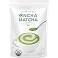 Encha Latte Grade Matcha Powder - First Harvest Organic Unsweetened Matcha Green Tea, From Uji, Japan (500g / 1lb) Premium Powder for matcha Latte, Smoothie | Caffeine, L-Theanine