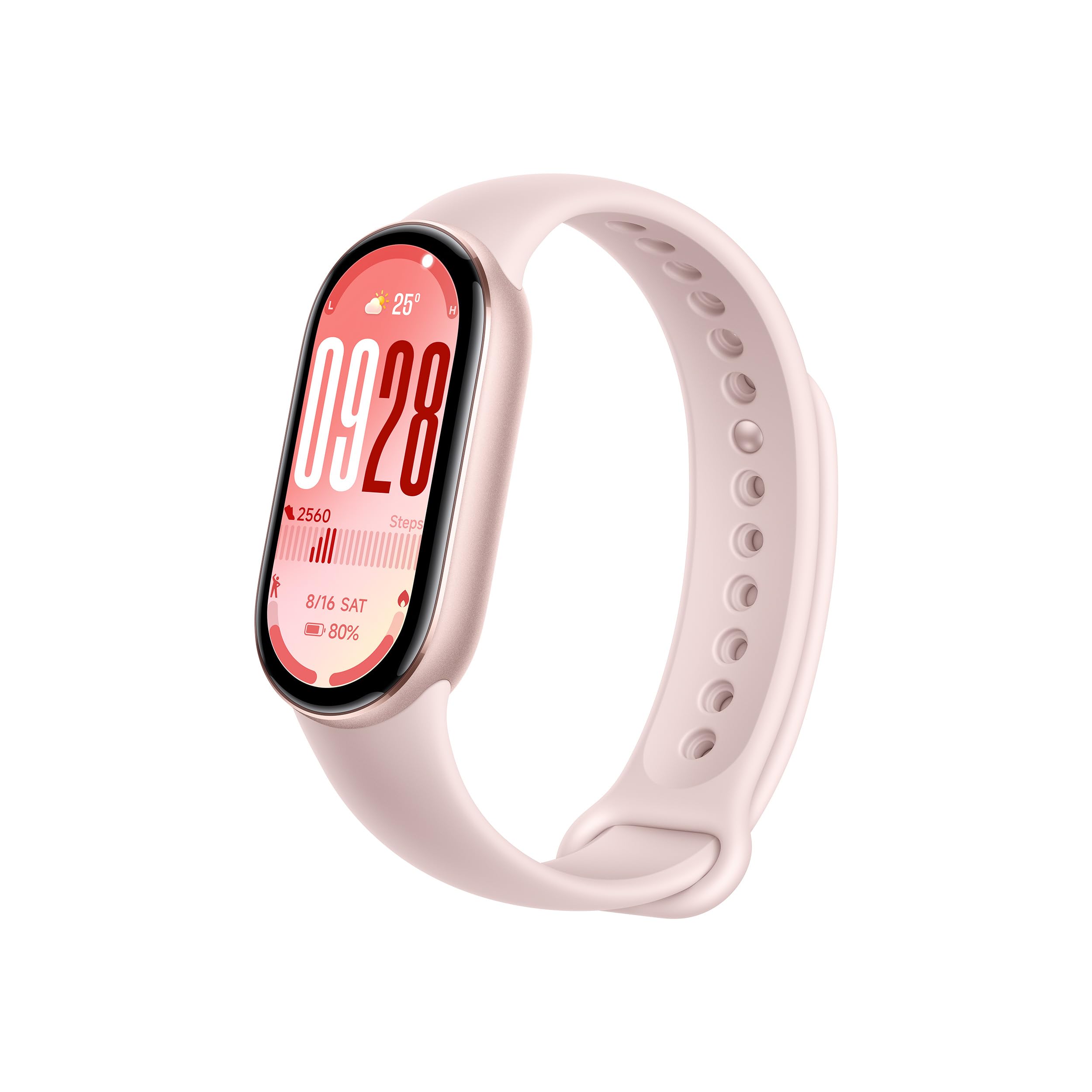 Xiaomi Mi Smart Band 10 (2025) Global Version - 1.72" AMOLED Display | 21 Days Battery Life | Touchscreen, Multi-Sport Tracker, Activity Tracker, Heart Rate Monitor | BT5.4 - (Mystic Rose) Image