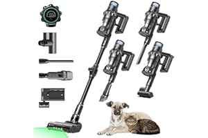 Redroad Cordless Vacuum Cleaner,60KPA/210,000PRM/650W Brushless Motor Cordless Vacuum for Home,4 in 1 Lightweight Vacuum Clea