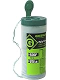 Greenlee 430-500 Poly Fish Line, Tracer Green, 500-Foot