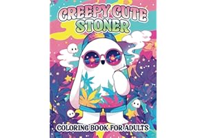 Creepy Cute Stoner Coloring Book for Adults: Cute and Spooky Stoner Characters to Unwind and Enjoy, Perfect for Weed Enthusiasts, Relaxation & Stress Relief (Stoner & Trippy Coloring Books)