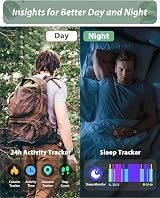 Tensky Smart Watch 1.8” HD Screen Alexa Built-in Bluetooth Calling 120 Sports view 5
