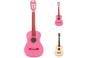 CB SKY 30" Wooden Classical Guitar for Kids/Boys/Girls/Beginners/Guitar for age 3-5 5-9