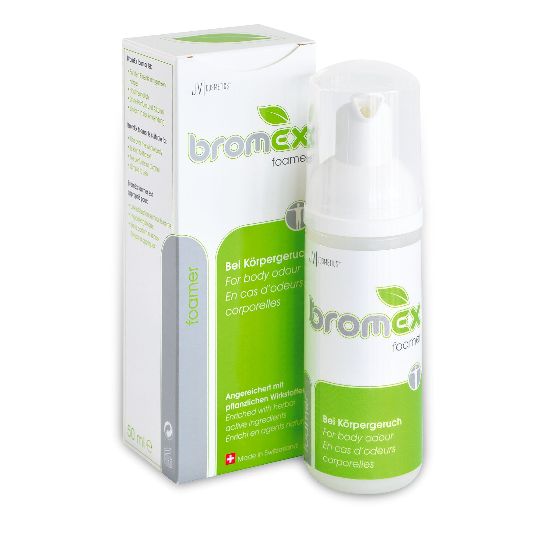 JV Cosmetics - BromEX foamer against excessive body odour, 50 ml — image 1