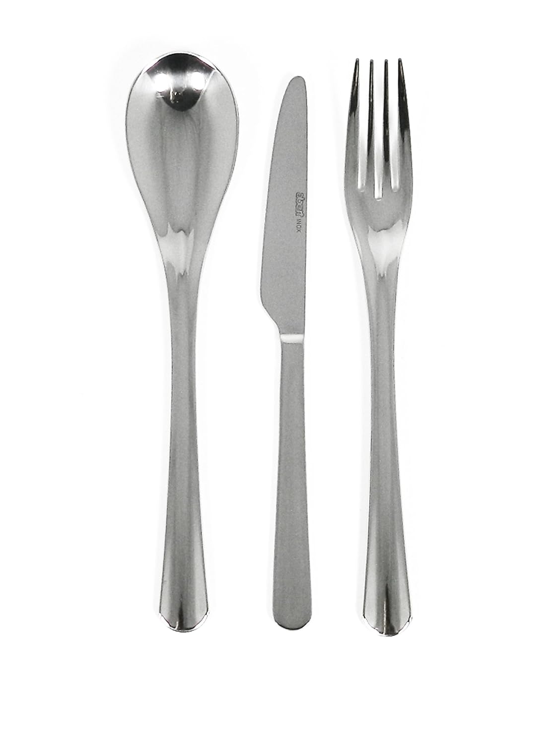 Abert Cubertería 24 Piezas Rem Acero Inoxidable 18/10 Plata: Amazon.es: Hogar