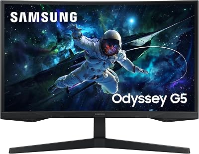 Ecran PC Odyssey G55C 27’’, 165Hz , 1ms, Dalle VA Incurvée 1000R, QHD : 2560x1440, 2500:1,HDR10, AMD FreeSync, Auto Source Switch +, Pied Ajustable, DisplayPort, HDMI