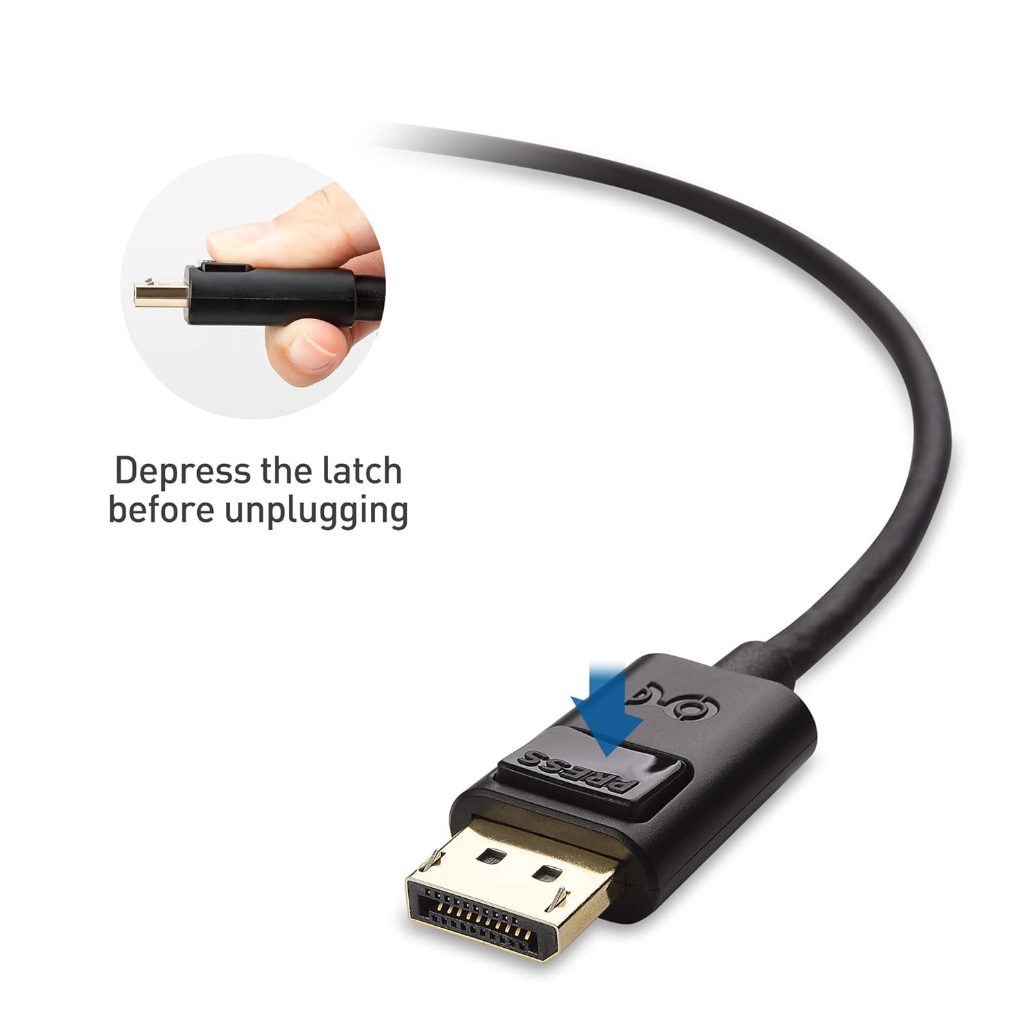 Cable Matters 32.4Gbps Unidirectional USB C to DisplayPort 1.4 Cable 3m, Support 8K@60Hz / 4K@240Hz - Image 4
