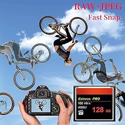 HSANYIUR 128GB UDMA Speed Up to 160MB/s,Original CF