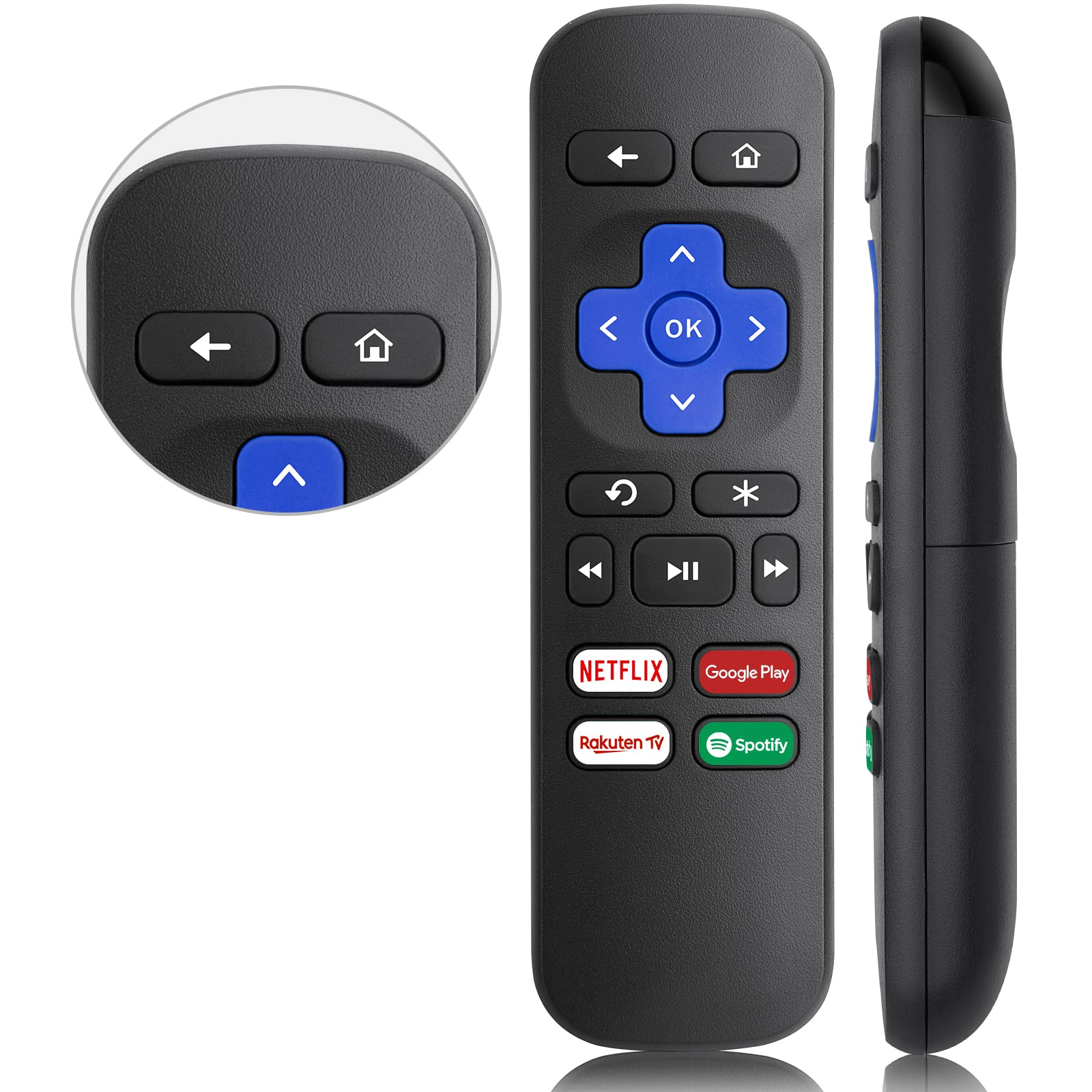 Universal Replacement Remote Control for Roku Express, for Roku Premiere(NOT for Roku Stick and Roku TV)