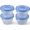 Glad Food Storage Containers - To Go Lunch Containers - 32 Ounce - 4 Containers