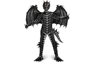Spooktacular Creations Halloween Kid Dragon Costume, Boys Dragon Wings, Tail and Mask Set for Halloween Dress Up