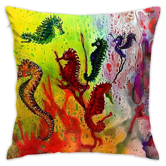 Amazon Com Pillowcases Personalized Decorative Seahorse