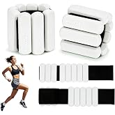 Wrist and Ankle Weights for Women &amp; Men Set of 2, Adjustable Silicone Wearable Arm &amp; Leg Weights for Pilates, Gym, Yoga, Cardio, Aerobic Exercise, Strength Training
