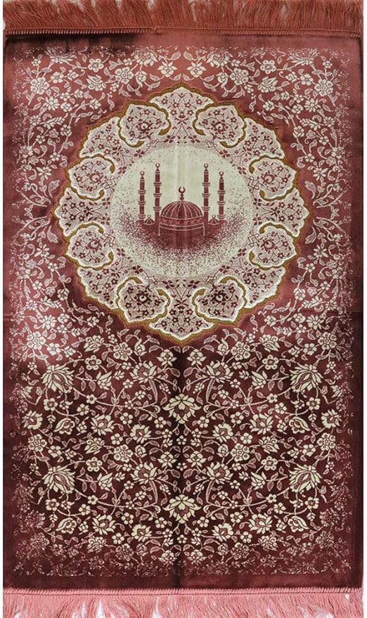 Amazon Com Modefa Islamic Turkish Velvet Prayer Rug Adult Janamaz