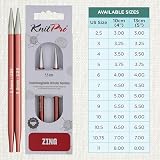 KnitPro Zing Interchangeable Circular Needles 5In 5.50mm (13cm) Feather-light view 4