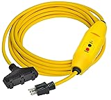 Electriduct GFCI Power Extension Cord 3 Outlets UL