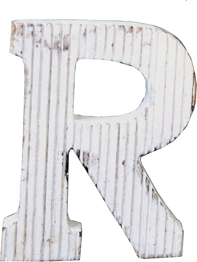 Amazon Com Kaizen Casa Wall Letters Handmade Art Wooden Letter R