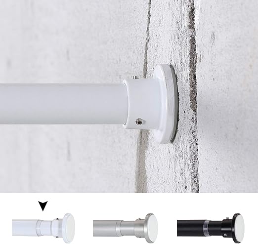 Amazon Com Room Divider Curtain Rod Heavy Duty Premium Tension