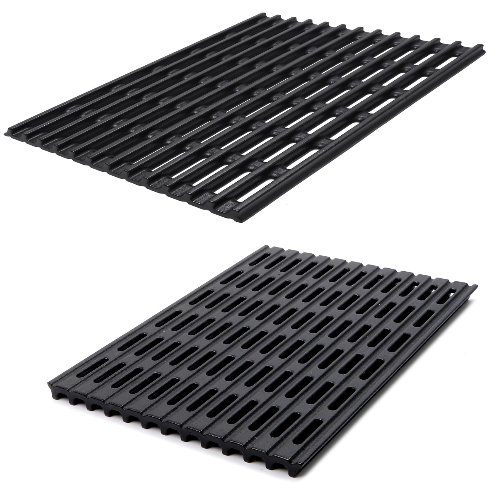 Photo 1 of Premium 7639 Cooking Grill Grates Replacement Parts for Weber Spirit 300 and GS4 Spirit II 300 Series, Heavy Duty Cast Iron Grill Grates for Weber Spirit 700, Genesis Gold B & C, Genesis Silver B & C