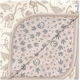 Copper Pearl Three-Layer Baby Blanket: Soft Baby Quilts for Boys and Girls | Breathable, Cozy, Toddler Blanket | Baby Quilt for Newborns | 46x46 Premium Polyester/Rayon | Jurassic Park Fossils, Large
