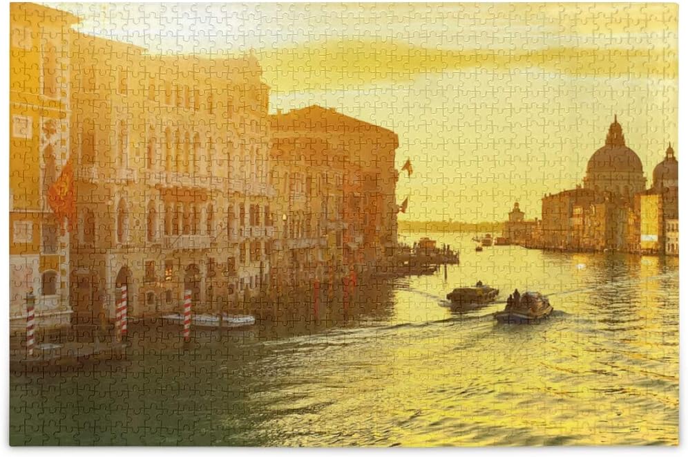 Venice Scenery Italy 1000 Pieces Colorful Jigsaw Puzzles