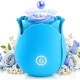 Rose Adult, The Rose Adult Tool for Women,2026 Roses Vibratoar Viboatorr Clitioral Sucker Vibrates Automatic Electric Machine Games Adult Toys for Couples SS0522 (Blue)