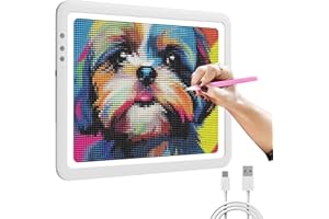 iVAOOZE Rechargeable Battery Powered Light Box for Tracing, A4 Wireless Lightbox Light Copy Board Light Table for Drawing Sketching HTV, Super Bright Light Pad for for Cricut Vinyl, Weeding Tool