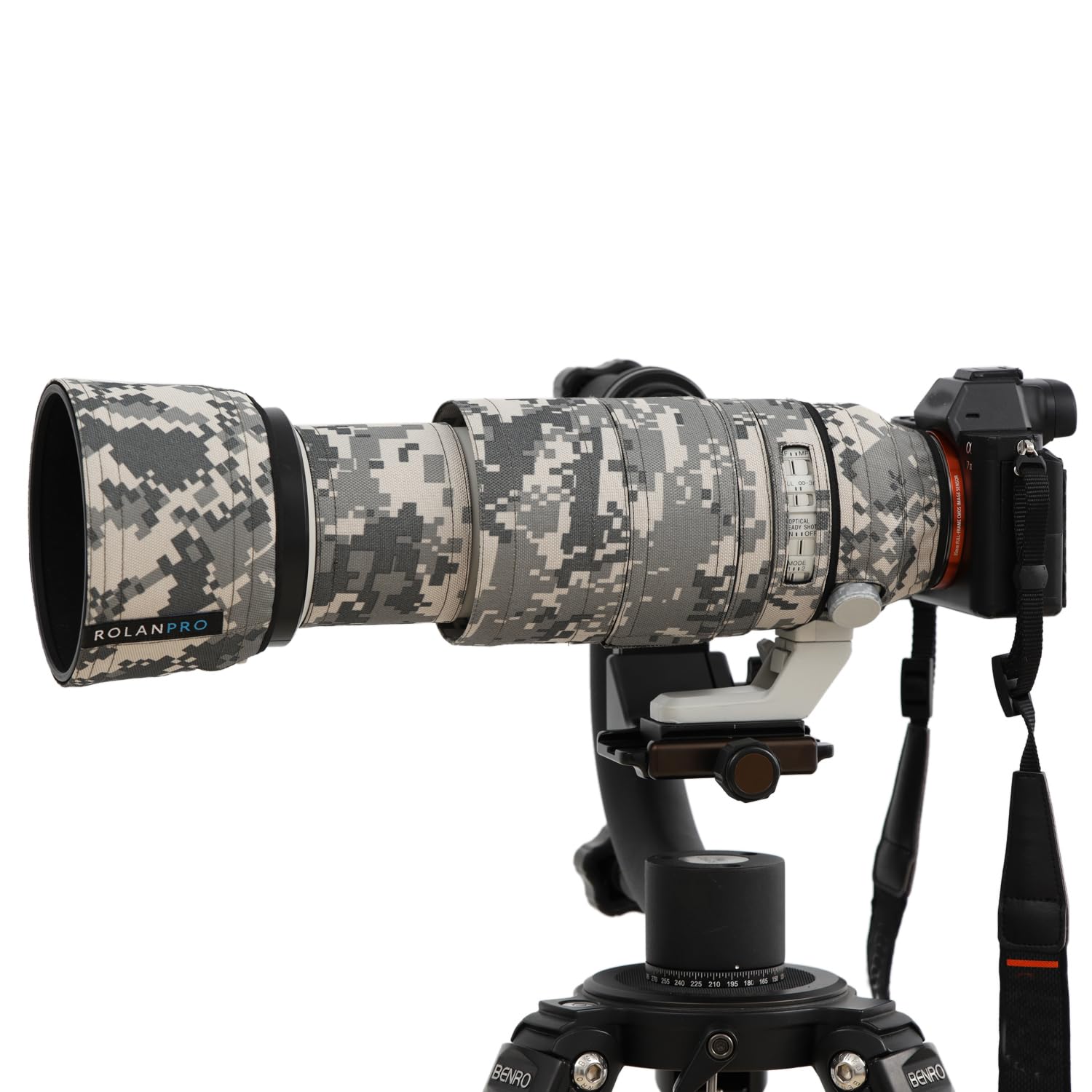 ROLANPRO Camouflage Lens Cover for Sony FE 100-400mm f4.5-5.6 GM OSS Coat Lens Protective Sleeve Case-#UCP Waterproof