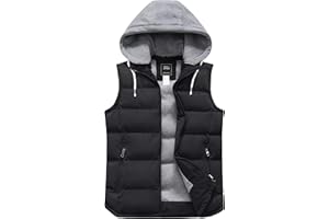 ZSHOW Women's Winter Padded Vest Removable Hooded Outwear Jacket