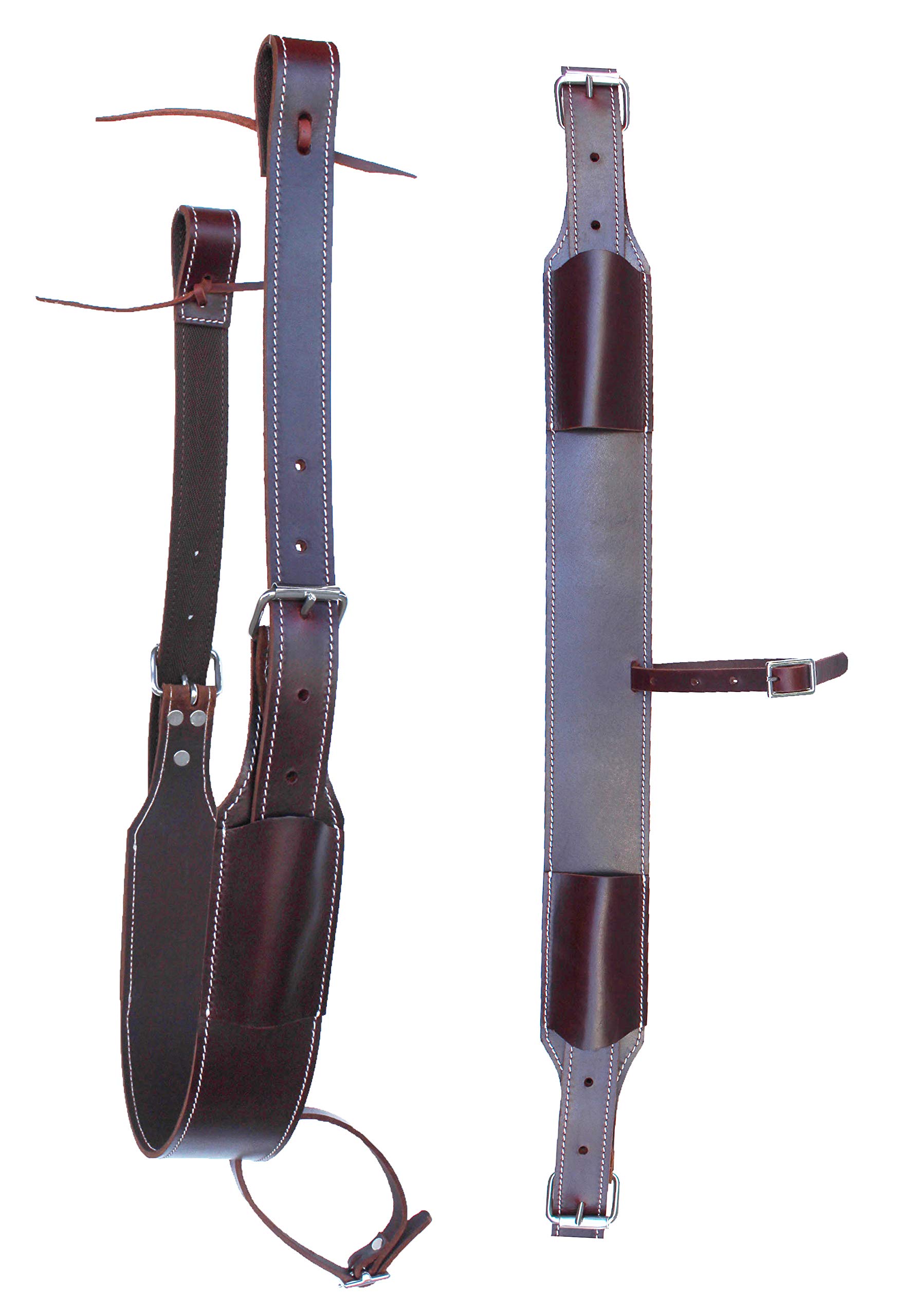 ProRider USA Horse Western Latigo Leather Saddle Back Cinch Flank Girth with Billets 9758MG