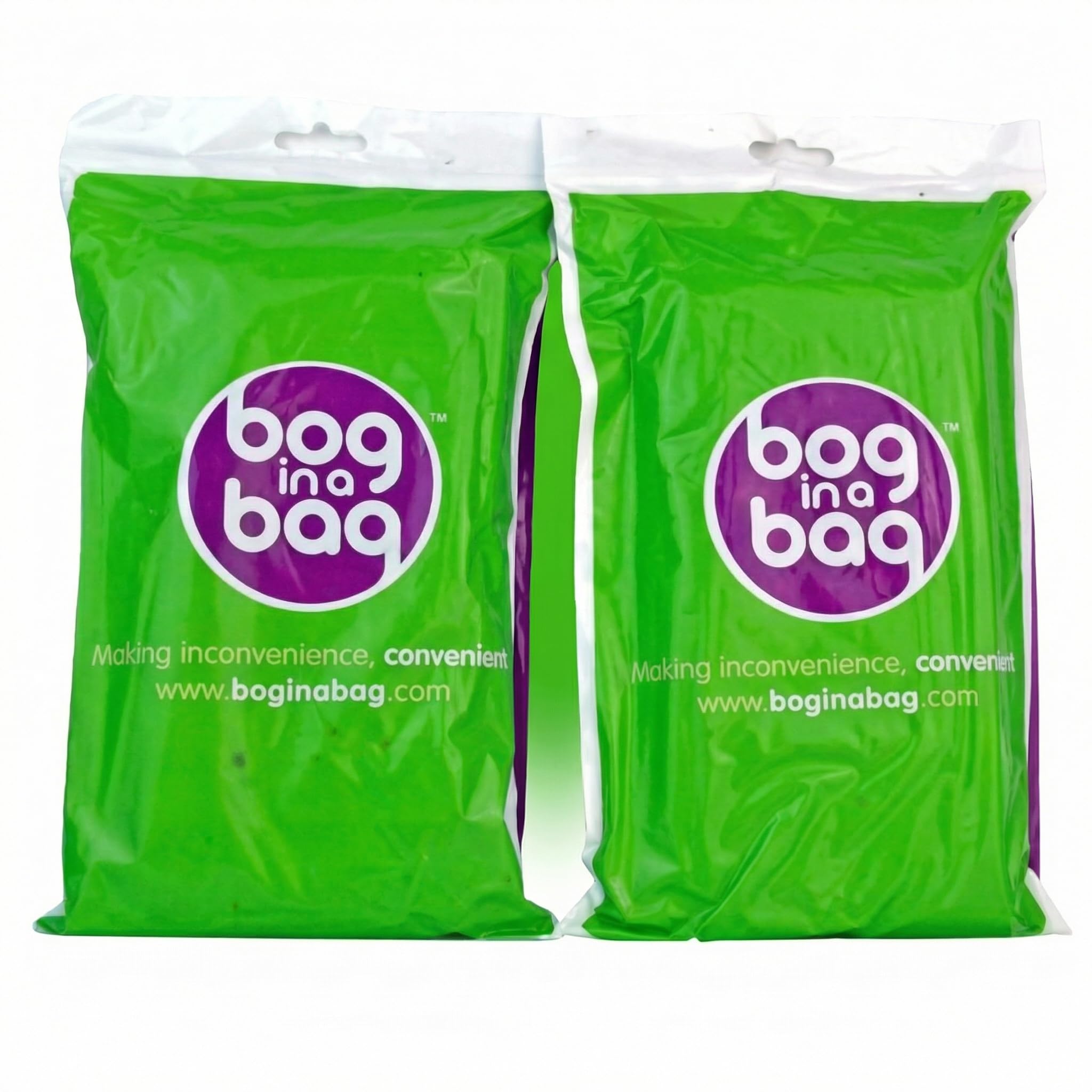 Boginabag Genuine Bog in a Bag Refill Pack (5 Bags per Pack) - Suitable for Camping, Festivals, Fishing & Travelling (TWIN PACK)