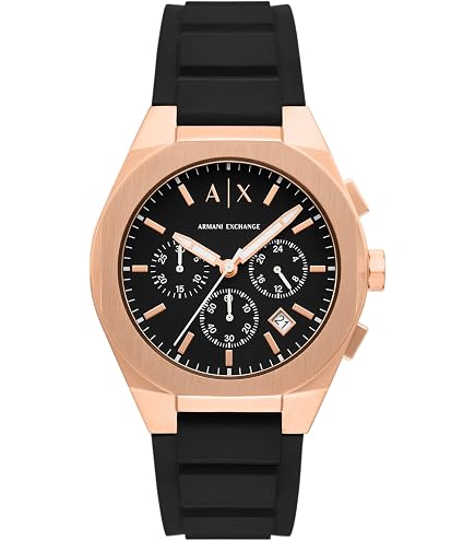 ARMANI 腕時計 Amazon.com: A|X Armani Exchange Men's Watch, Chronograph Blue