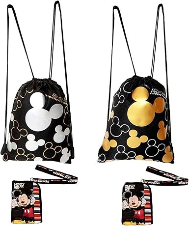 mickey mouse drawstring backpack