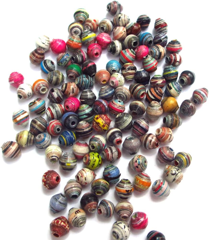 Janice Mae Extra Small Round Paper Beads