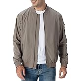 Rdruko Men's Lightweight Bomber Jacket Causal Fashion Stylish Windbreaker Light Jacket