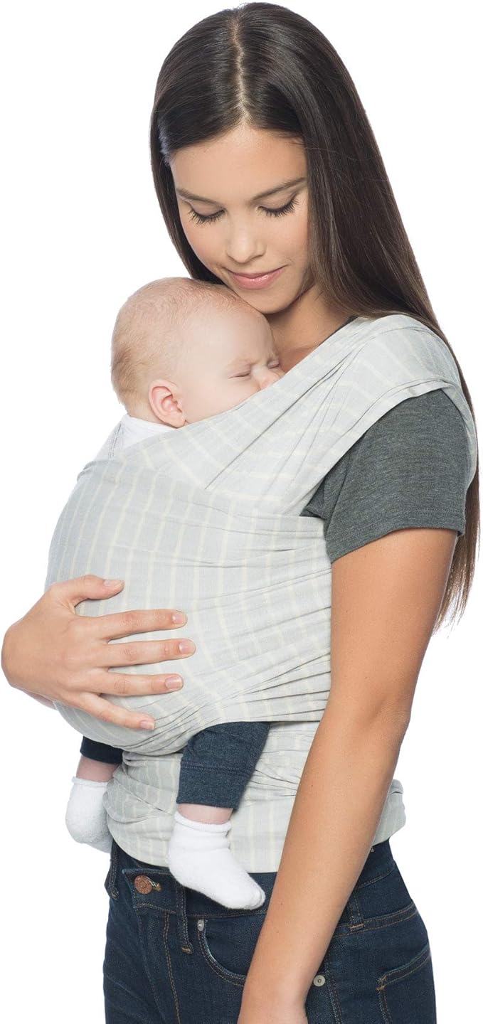 ergobaby aura wrap grey stripes